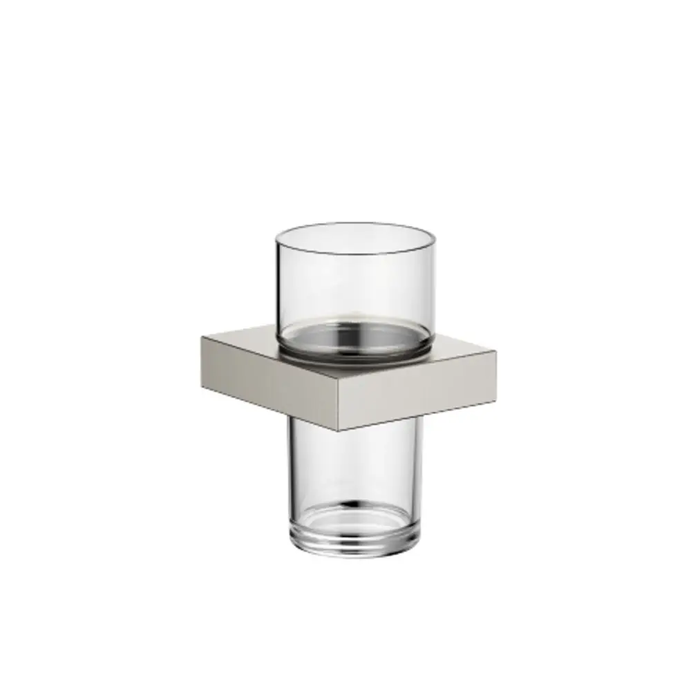 DORNBRACHT Glashalter , Wandmodell SERIENSPEZIFISCH 83400780 Platin gebürstet, 83400780-06 Galeriebild 1